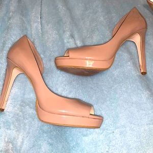 Jessica Simpson Nude Platform Heel